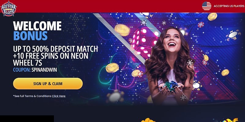 All Star Slots online casino — bonuses and games