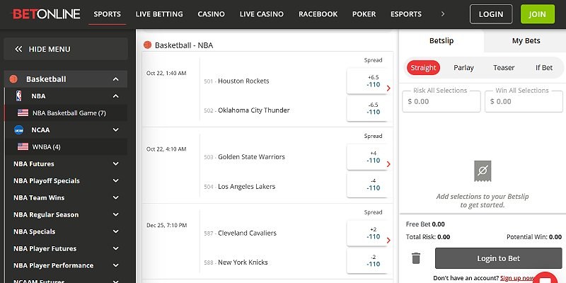 BetOnline online casino — bonuses and games