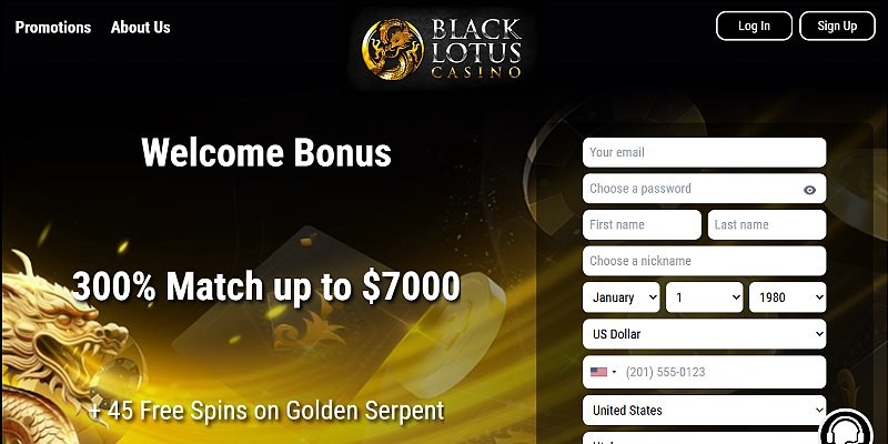 Black Lotus online casino — bonuses and games