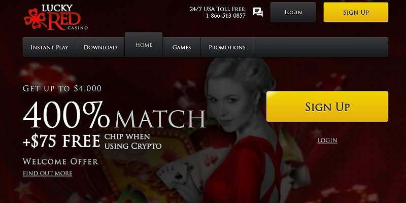 Lucky Red Casino online casino — bonuses and games
